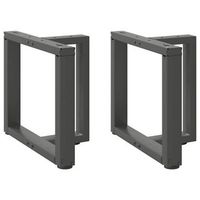 patas para mesa de centro en forma de t 2 unidades antracita 50 x 25 x 42-43 cm acero vidaxl