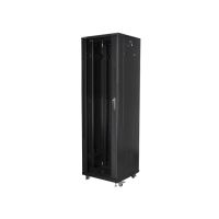 rack independiente lanberg ff01-6642-12b 42u 800kg acero ventilacion ip20 negro