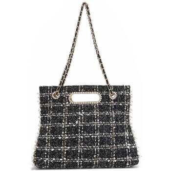 Nicole Lee Bolso de mano BOLSO CLUTCH ESTILO TWEED (NEGRO) para mujer