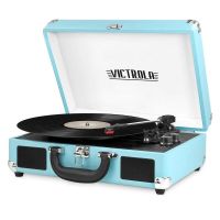 tornamesa victrola vsc-550bt-trq turquesa bluetooth traccion por correa