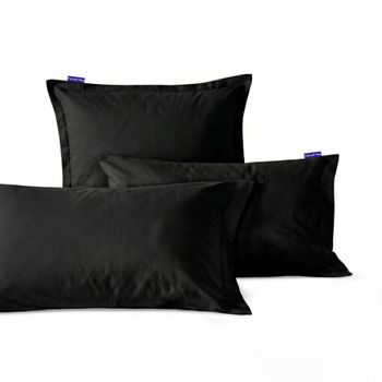 Basic Funda de almohada Negro