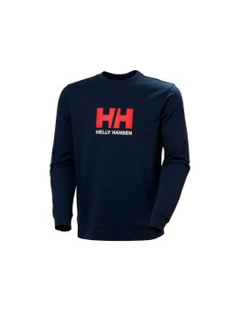 Sudadera de Montaña Helly Hansen Hh Logo Crew Hombre Azul Marino