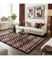animal print - alfombra de lana de estilo moderno