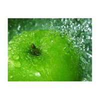 papel pintado 3d - una manzana verde 200x154 cm