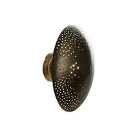 lampara aplique hierro 32x18x32 dorado