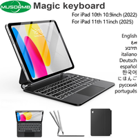 teclado magico para ipad de 11 a generacion a16 2025 11 a3354 a3355 funda con teclado para ipad de 10 a generacion 2022 109 a2696 a2757