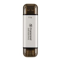 disco duro transcend esd310 1tb ssd usb type-ac 10 gbits plata