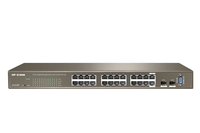 ipcom full management switch g3224t 24-ports gigabit l2 management switch with 2 combo sfp ports1 console port g3224t