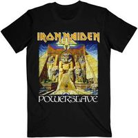 iron maiden camiseta manga larga powerslave world slavery tour para mujer