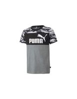 camiseta puma ess camo boys black