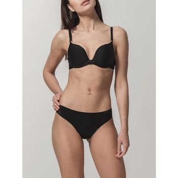 Luna Splendida relleno Sujetador push-up Miracle One Splendida negro con escote para mujer