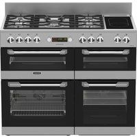 leisure cuisinemaster cs110f722x dual fuel range cooker - stainless steel stainless steel