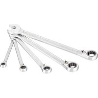 hazet 6065 juego de llaves combinadas de carraca r perfil de traccion hexagonal doble exterior r 8rrr19 r numero de herramientas 5