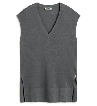 ECOALF para mujer. MCWGAKNSABAL0636S25-317 Jersey Sabal gris (S), Casual, Lino, Sin mangas / Tirantes, Sostenible