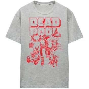 Deadpool Camiseta Corps Red Attack para mujer
