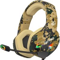cascos para juegos nuevos 2026 audifonos para juegos con microfono giratorio luz rgb sonido estereo premium auriculares ligeros y comodos para ps4 ps5 xbox pc switch tablet