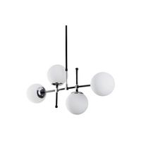 lamparas colgantes y de arana legend 108x15x82 cm color negro blanco vente-unique