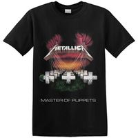 metallica tops y camisetas master of puppets european tour 86 para mujer
