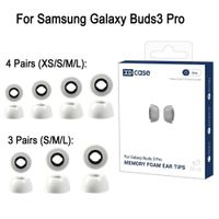 1 juego de almohadillas de espuma viscoelastica de repuesto para auriculares samsung galaxy buds3 pro diseno de instalacion a presion cubierta para tapones para los oidos