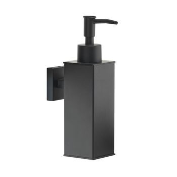 Dosificador De Jabón Líquido De Acero Negro Mate 150 Ml Seal