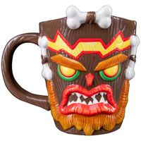 taza 3d crash bandicoot uka uka 330 ml