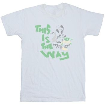 Disney Camiseta manga larga The Mandalorian This Is The Way para niña