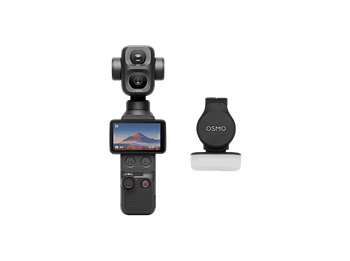 Cámara deportiva - DJI Osmo Pocket 4P Combo estándar, 4K/240fps, Autonomía 210 min, CMOS 1