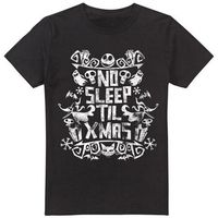 nightmare before christmas camiseta no sleep till xmas para hombre