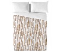 naturals - funda nordica estampada cama 90 - algodon extra suave - incluye 1 o 2 fundas de almohada - chester