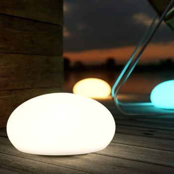 Mini Solar/USB Shapelight Pebble
