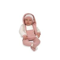 muneca elegance 54 cm anuk rosa muneco de peso
