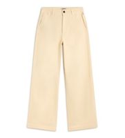 ecoalf para mujer mcwgapavalls0186s25-052 pantalon valls amarillo 38 casual algodon sostenible