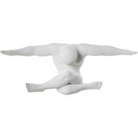 figura atleta blanco