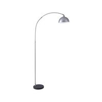 lampara de pie amalfi bel air 40w diseno excentrico plateado o30x179x80 cm
