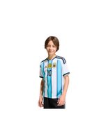 camiseta de futbol adidas argentina h 10 2526 infantil blancoazulazusua