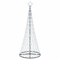 arbol de navidad led con 295 led con soporte frio 250 cm metal vidaxl