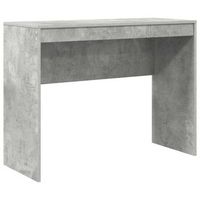 escritorio gris concreto 100 x 40 x 76 cm vidaxl
