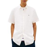 tommy hilfiger camisa manga corta seersucker para hombre