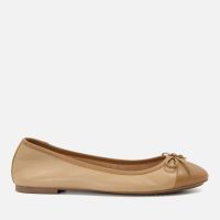 dune london womens hallo leather ballet flats - uk 3
