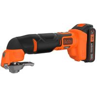 black  decker bdcos18d1k-qw multi herramienta oscilante 18v 2ah con maletin