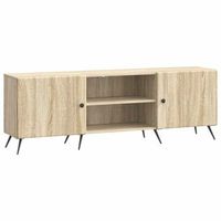 mueble de tv 150 x 31 x 50 cm roble sonoma madera de ingenieria vidaxl