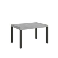 mesa extensible 90x120224 cm everyday cemento estructura antracita