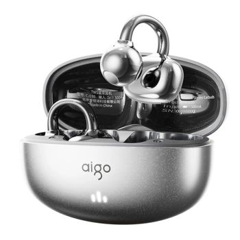 AIGO CJ195 Auriculares de Conducción Aérea Inalámbricos auriculares Bluetooth Sonido Espacial de 720° Transmisión de Son