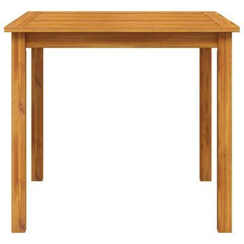 Mesa De Jardín | Mesa De Exterior Madera Maciza De Acacia 85x85x74 Cm