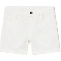 mayoral pantalones 206 bermuda sarga 5b basica blanco para nino