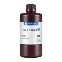 resina para impresora 3d anycubic tough resin 20 blanca alta resistencia