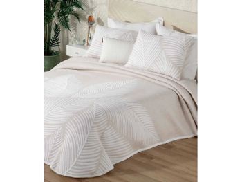 Colcha cubrecamas palma jacquard de manterol