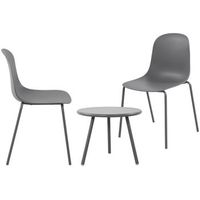 suite de 2 plazas berdin plastico gris oscuro clp