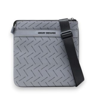 A|X Armani Exchange para hombre. XM002597AF22654M8019 Bandolera Casual gris (OSFA), Poliéster