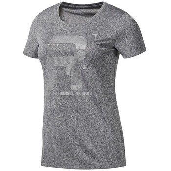 Reebok Sport Camiseta SS Reflective Tee para mujer
